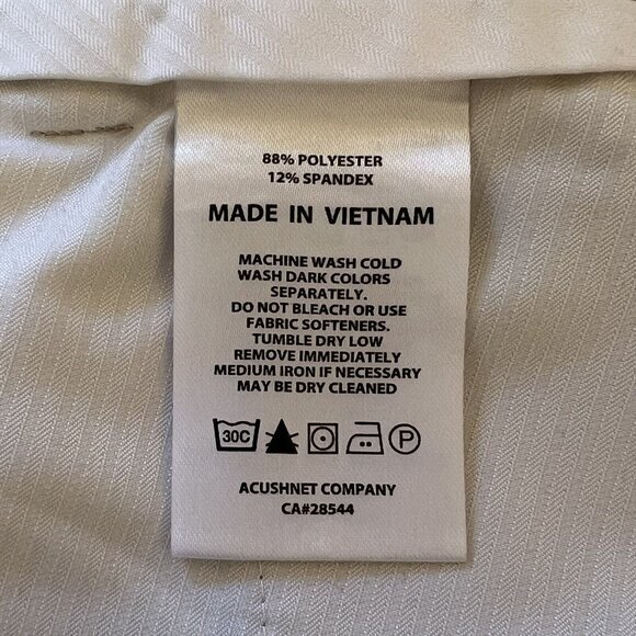 FootJoy Golf Pants Mens 36x32 Straight Leg Khaki Lightweight Tour Performance - Picture 7 of 7